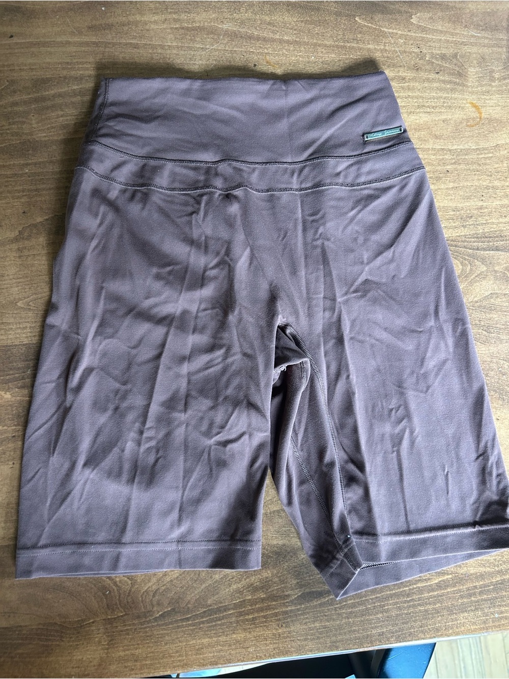 Women's Gymshark Whitney High-Waist Biker Shorts in Brown